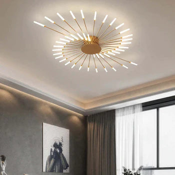 Opbouw plafondlamp Vuurwerk | Woonkamer/Slaapkamer