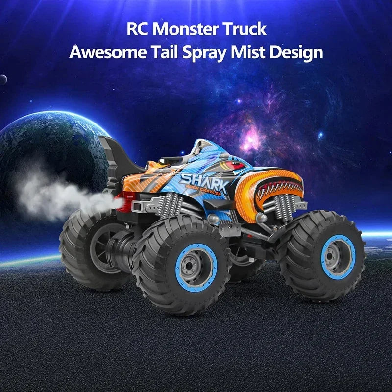 Rc Fernsteuerung Monster Truck Offroad 4x4 Shark Digger Rock Crawler Drift Auto
