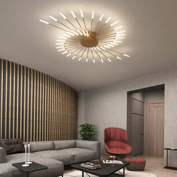 Opbouw plafondlamp Vuurwerk | Woonkamer/Slaapkamer