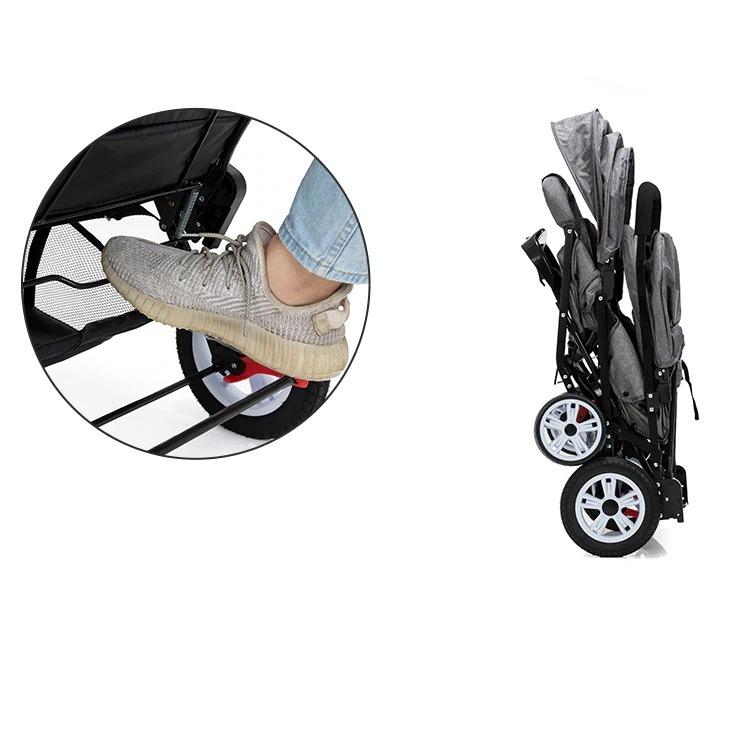Doppel-Kinderwagen Doppel-Buggy Zwillingskinderwagen