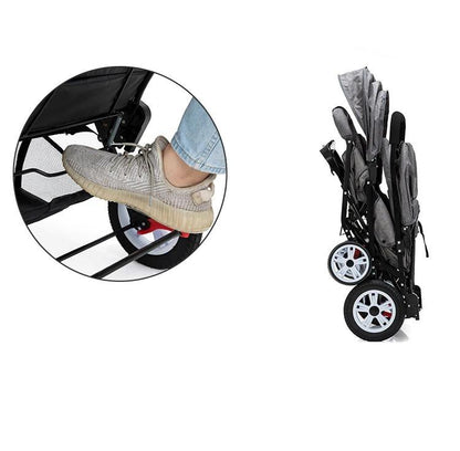 Doppel-Kinderwagen Doppel-Buggy Zwillingskinderwagen