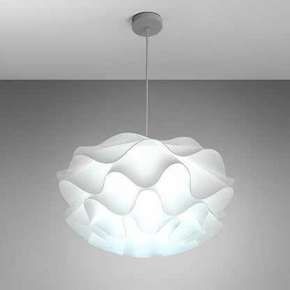 Bloemvormige driefasige dimbare LED witte kroonluchter hanglamp