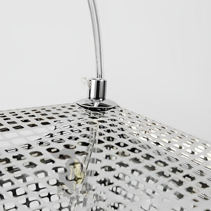 Geometrische ronde elektrolytisch gecoate metalen postmoderne hanglamp kroonluchter plafondlamp