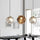 Geometrische ronde elektrolytisch gecoate metalen postmoderne hanglamp kroonluchter plafondlamp