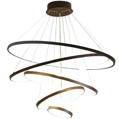 Hedendaagse LED-kroonluchter Luster Ring Lights