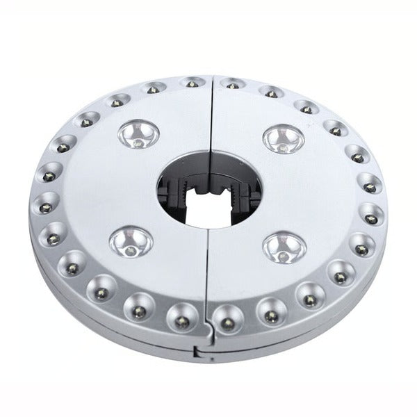 Terrasparasolverlichting met warme LED-gloed