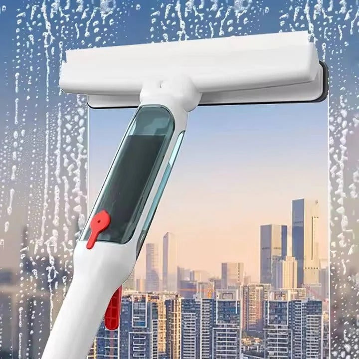 Raamwisser met lange telescopische steel