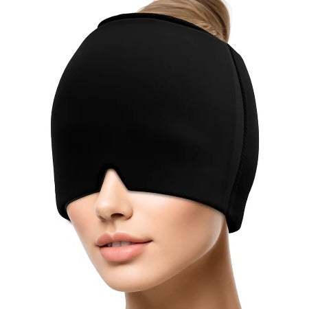 Reusable Gel Head Wrap for Hot & Cold Therapy for Comfort