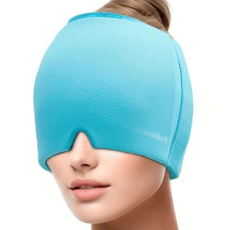 Reusable Gel Head Wrap for Hot & Cold Therapy for Comfort