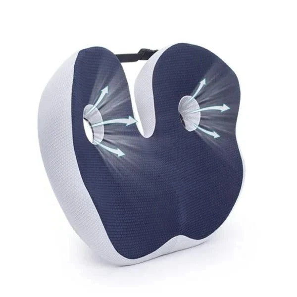 Adjustable Memory Foam Sit Bone Relief Seat Cushion