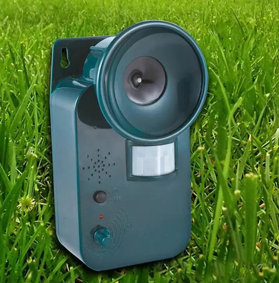 5000sqft 9v Dc Ultrasone Draadloze Ongedierte- en Dierenverjager Buiten Veilig Verschillende Dieren Verjagen