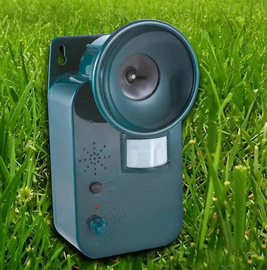 5000sqft 9v Dc Ultra Sonic Cordless Pest Animal Repeller Outdoor Safely Repel Various Animal