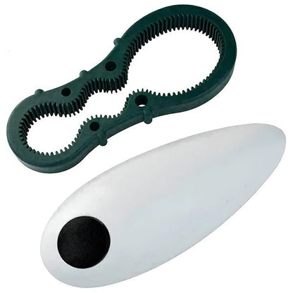 Hands-Free Electric Can Opener with Built-In Bottle Opener
