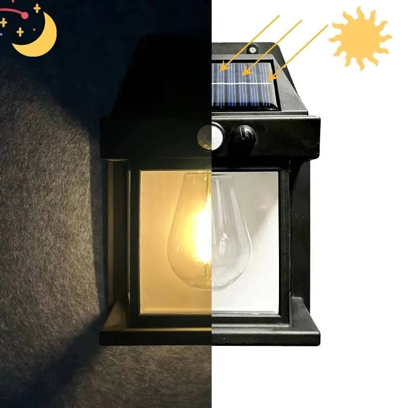 Solar-Wandlampe für den Außenbereich, 2er-Set