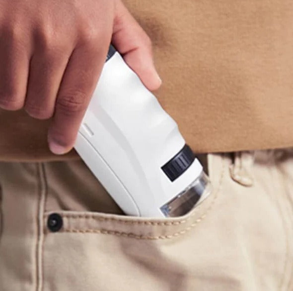 Draagbare mini zakmicroscoop voor kinderen