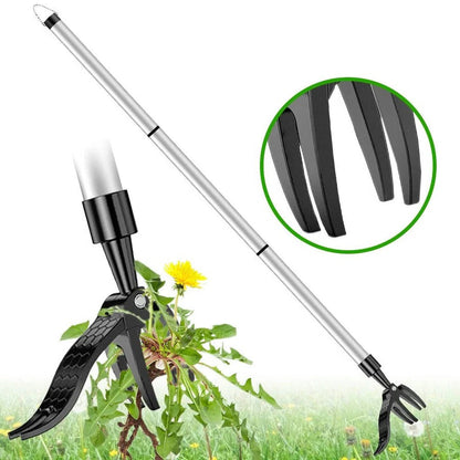 Stand up Weed Puller Tool with Stick
