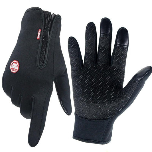 Ultra dunne thermische handschoenen, unisex touch screen winter fleece handschoenen