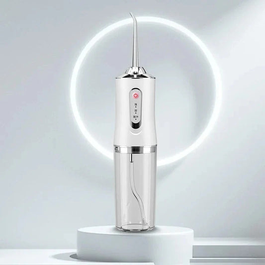 Rechargeable Water Flosser with Replaceable Nozzles