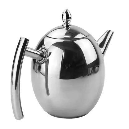 Elegant Stainless Steel Teapot