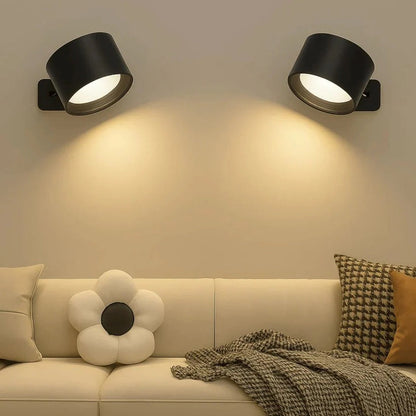 Oplaadbare wandlamp met 360° rotatie