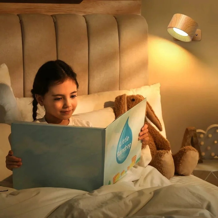 Oplaadbare wandlamp met 360° rotatie