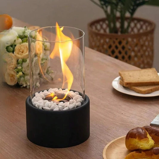 Mini Portable Glass Tabletop Fireplace