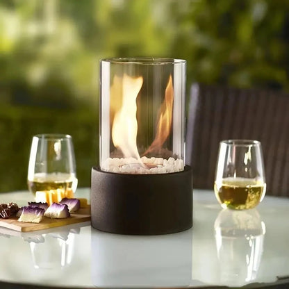 Mini Portable Glass Tabletop Fireplace