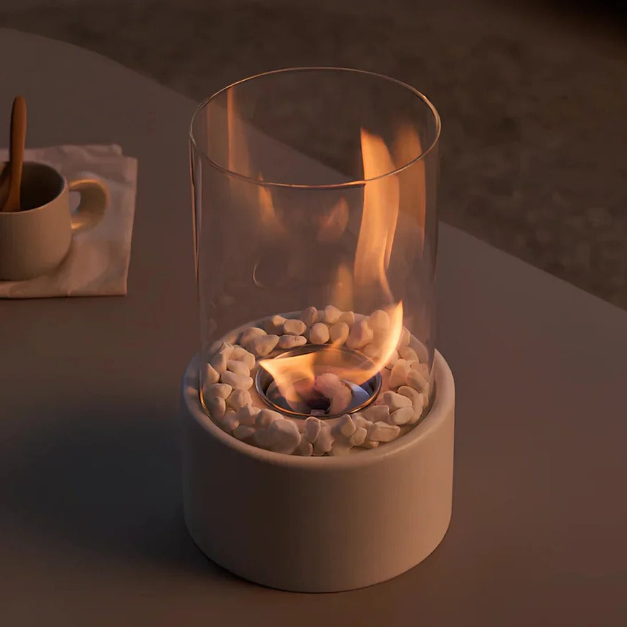 Mini Portable Glass Tabletop Fireplace