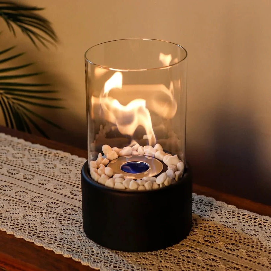 Mini Portable Glass Tabletop Fireplace