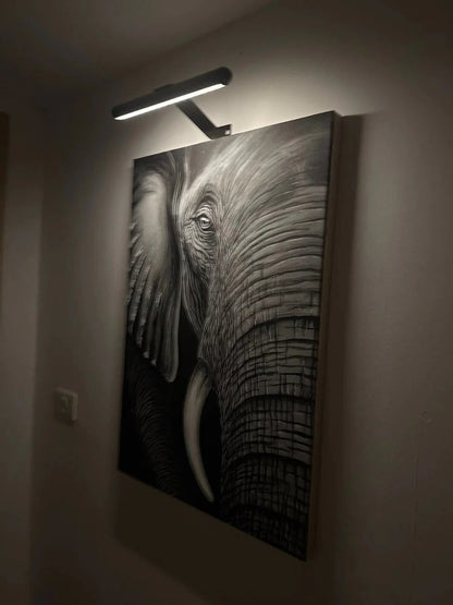 Draadloze Oplaadbare LED Wandlamp voor Kunstwerken en Decoratie