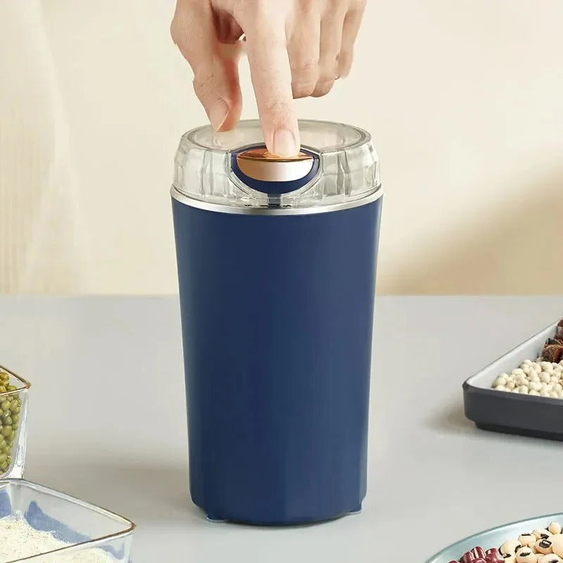 Electric Mini Grinder with Stainless Steel Blades, 50–60g Capacity