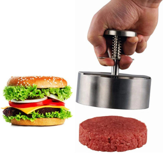Stainless Steel Burger Press Mold for 5-Inch Patties