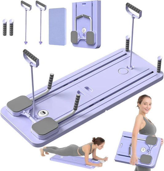 Foldable Pilates Reformer Board for Home & Travel