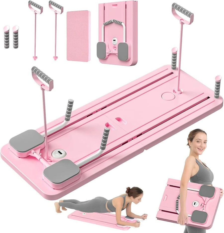 Foldable Pilates Reformer Board for Home & Travel