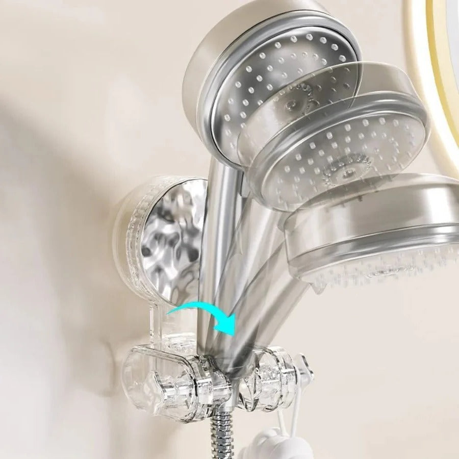 Movable Shower Head Holder with Suction Cup