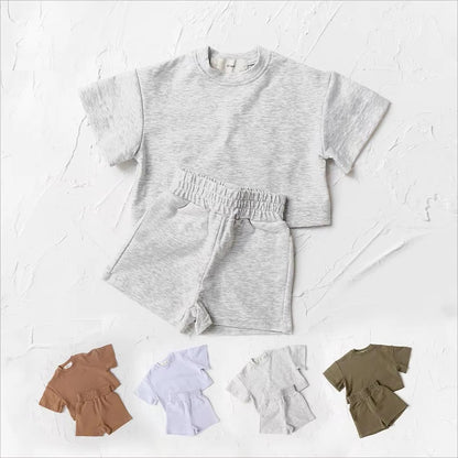 Kinderzomeroutfit – Set van 2, T-shirt en korte broek