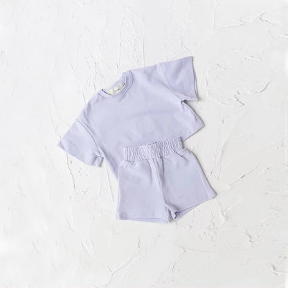Kinderzomeroutfit – Set van 2, T-shirt en korte broek