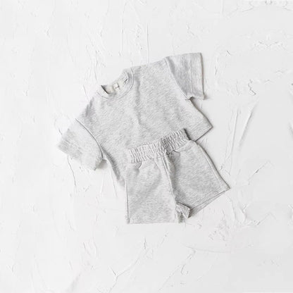 Kinderzomeroutfit – Set van 2, T-shirt en korte broek