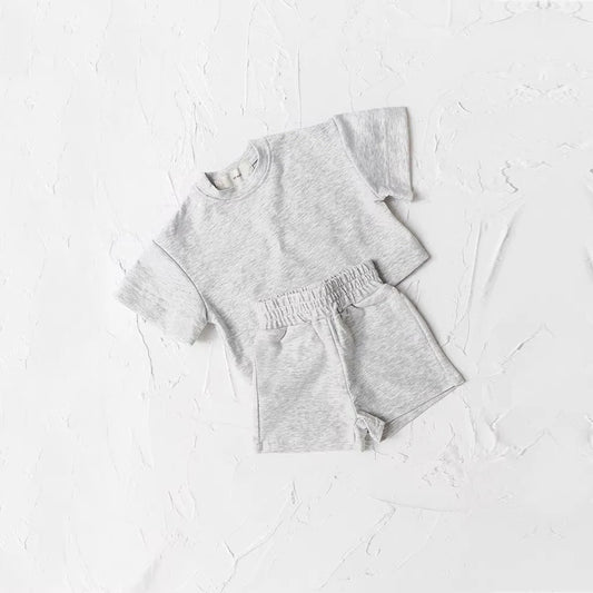 Kinderzomeroutfit – Set van 2, T-shirt en korte broek