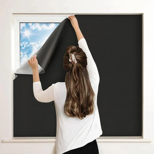 Sun Blocking Adhesive Window Shade for Privacy and Cooling