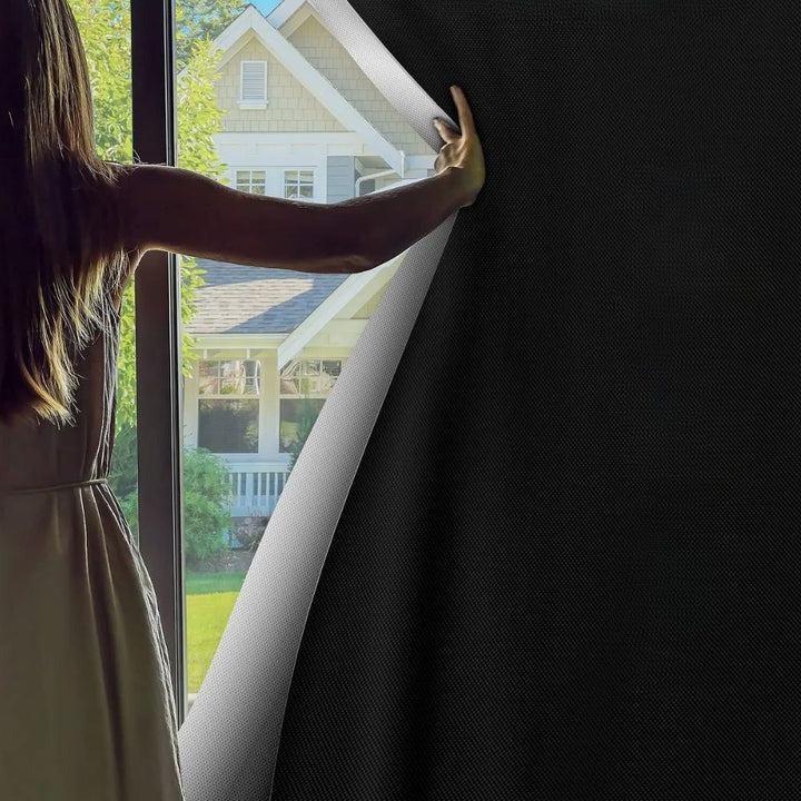 Sun Blocking Adhesive Window Shade for Privacy and Cooling