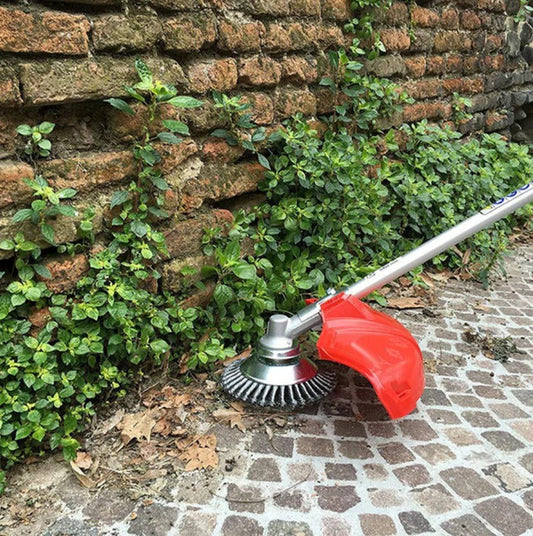 Heavy Duty Carbon Steel Weed Brush for Grass and Pavement