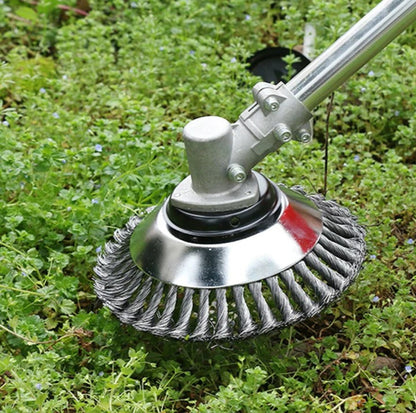 Heavy Duty Carbon Steel Weed Brush for Grass and Pavement
