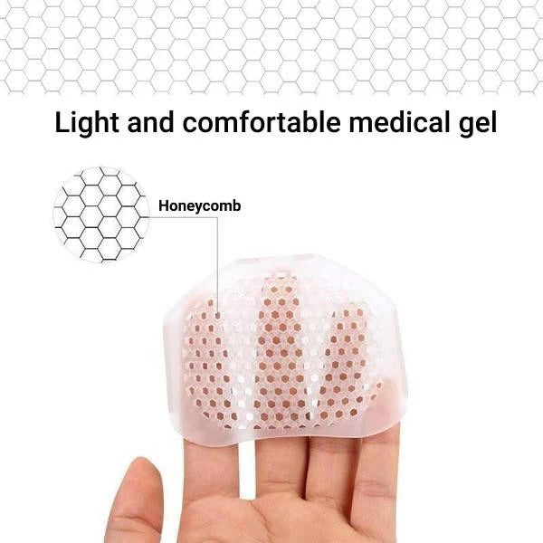 Zachte metatarsale kussentjes voor voorvoetondersteuning, set van 2