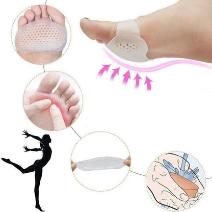 Zachte metatarsale kussentjes voor voorvoetondersteuning, set van 2