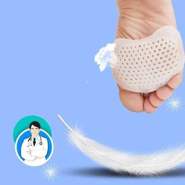 Zachte metatarsale kussentjes voor voorvoetondersteuning, set van 2