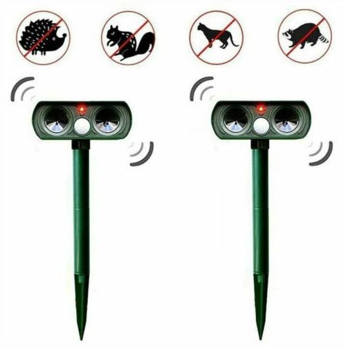 Infrared Motion Activated Solar Animal Repeller for Garden Protection