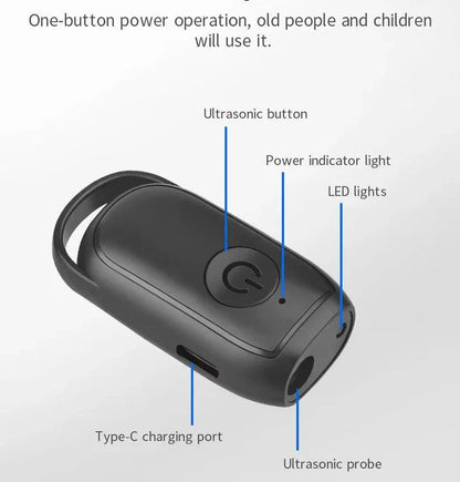 Tragbares Ultraschall-Hundabwehrgerät für den Außenbereich