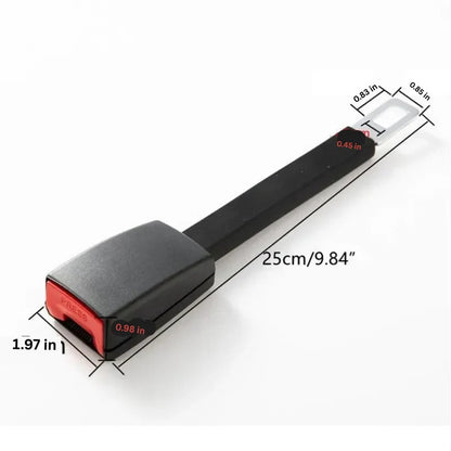 Adjustable Raised Seat Belt Extender for Added Comfort and Reach