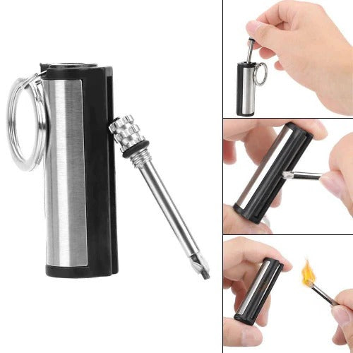 Reusable Metal Fire Starter, Outdoor Tool for Camping